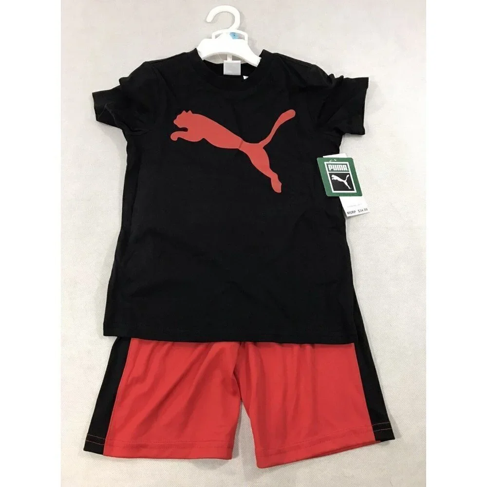 Puma Boys Youth Activewear Shirt and Shorts Set Size 4 NWT $34 - Picture 5 of 7